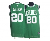 nba boston celtics #20 allen green(white number)