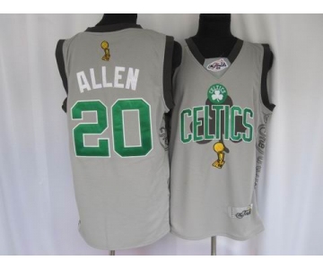 nba boston celtics #20 allen grey