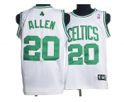 nba boston celtics #20 allen whtie