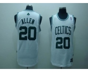 nba boston celtics #20 allen whtie(fans edition)