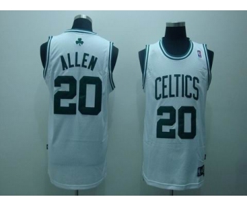 nba boston celtics #20 allen whtie(fans edition)