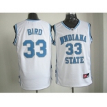 nba boston celtics #33 bird white