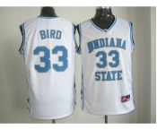 nba boston celtics #33 bird white