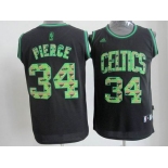 nba boston celtics #34 pierce black[camo fashion swingman]