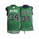 nba boston celtics #34 pierce green(black number)