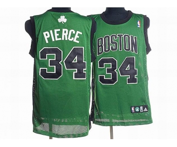 nba boston celtics #34 pierce green(black number)