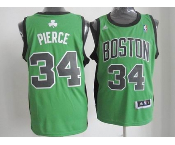 nba boston celtics #34 pierce green(black number)[revolution 30 swingman]