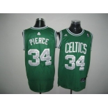 nba boston celtics #34 pierce green(white number)[2011 swingman revolution 30]