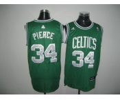 nba boston celtics #34 pierce green(white number)[2011 swingman revolution 30]