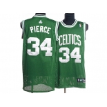 nba boston celtics #34 pierce green(white number)