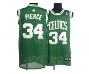 nba boston celtics #34 pierce green(white number)