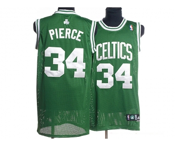 nba boston celtics #34 pierce green(white number)