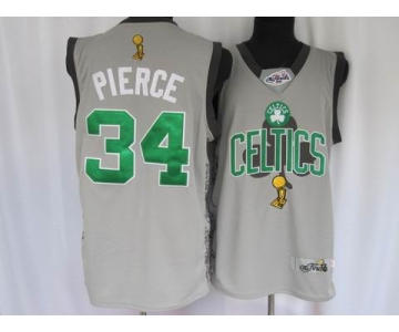 nba boston celtics #34 pierce grey