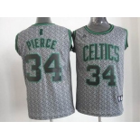 nba boston celtics #34 pierce grey[static fashion swingman]