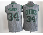 nba boston celtics #34 pierce grey[static fashion swingman]