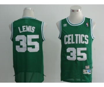 nba boston celtics #35 lewis green(fans edition)