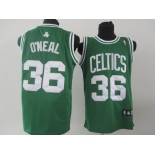 nba boston celtics #36 oneal green(white number)