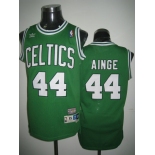 nba boston celtics #44 ainge green(white number)