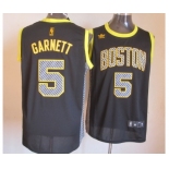 nba boston celtics #5 garnett black[2013 new]