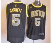 nba boston celtics #5 garnett black[2013 new]