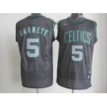 nba boston celtics #5 garnett black/grey[2012]