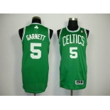 nba boston celtics #5 garnett green[revolution 30]