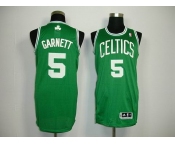 nba boston celtics #5 garnett green[revolution 30]