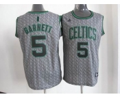 nba boston celtics #5 garnett grey[static fashion swingman]