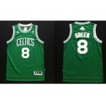 nba boston celtics #8 green green[revolution 30 swingman]