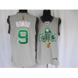 nba boston celtics #9 rondn grey