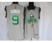 nba boston celtics #9 rondn grey