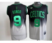 nba boston celtics #9 rondo black-grey