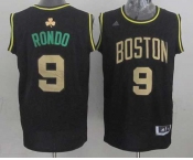 nba boston celtics #9 rondo black