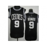 nba boston celtics #9 rondo black[revolution 30]