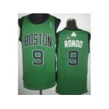 nba boston celtics #9 rondo green[revolution 30]