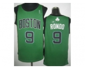 nba boston celtics #9 rondo green[revolution 30]