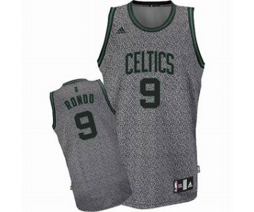 nba boston celtics #9 rondo grey[static fashion swingman]