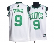 nba boston celtics #9 rondo white