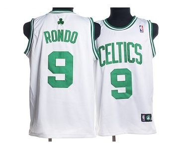 nba boston celtics #9 rondo white