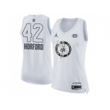 Women Nike Boston Celtics #42 Al Horford White NBA Jordan Swingman 2018 All-Star Game Jersey