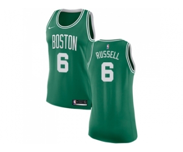 Women Nike Boston Celtics #6 Bill Russell Green NBA Swingman Icon Edition Jersey