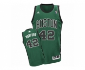 Women's Adidas Boston Celtics #42 Al Horford Swingman Green(Black No.) Alternate NBA Jersey