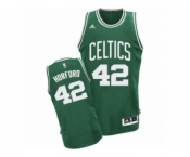 Women's Adidas Boston Celtics #42 Al Horford Swingman Green(White No.) Road NBA Jersey