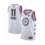 Women's Jordan Boston Celtics #11 Kyrie Irving Swingman White 2019 All-Star Game Basketball Jersey