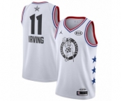 Women's Jordan Boston Celtics #11 Kyrie Irving Swingman White 2019 All-Star Game Basketball Jersey