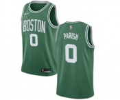 Women's Nike Boston Celtics #0 Robert Parish Swingman Green(White No.) Road NBA Jersey - Icon Edition