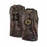 Women's Nike Boston Celtics #13 Marcus Morris Swingman Camo Realtree Collection NBA Jersey