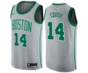 Women's Nike Boston Celtics #14 Bob Cousy Swingman Gray NBA Jersey - City Edition