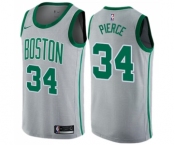 Women's Nike Boston Celtics #34 Paul Pierce Swingman Gray NBA Jersey - City Edition