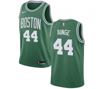 Women's Nike Boston Celtics #44 Danny Ainge Swingman Green(White No.) Road NBA Jersey - Icon Edition